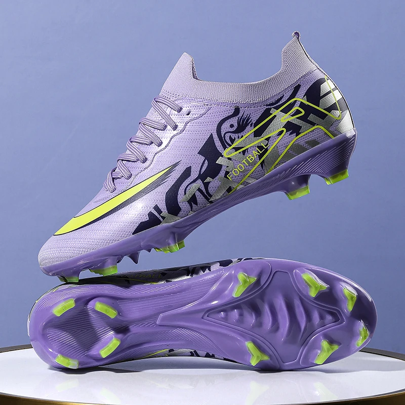 

Soccer Shoes For Men FG Grass Training Football Field Boots Professional Fast Football Shoes Match Sneaker High Quality Unisex