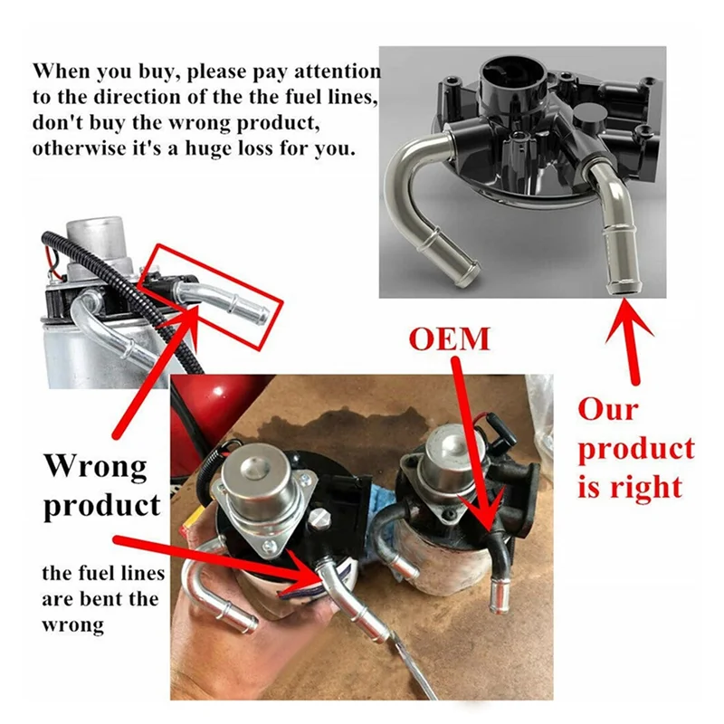 

12645619 12642623 Fuel Filter Pump Fitting Base Car Replacement Fits For Duramax 6.6L 2004-2013-A54R