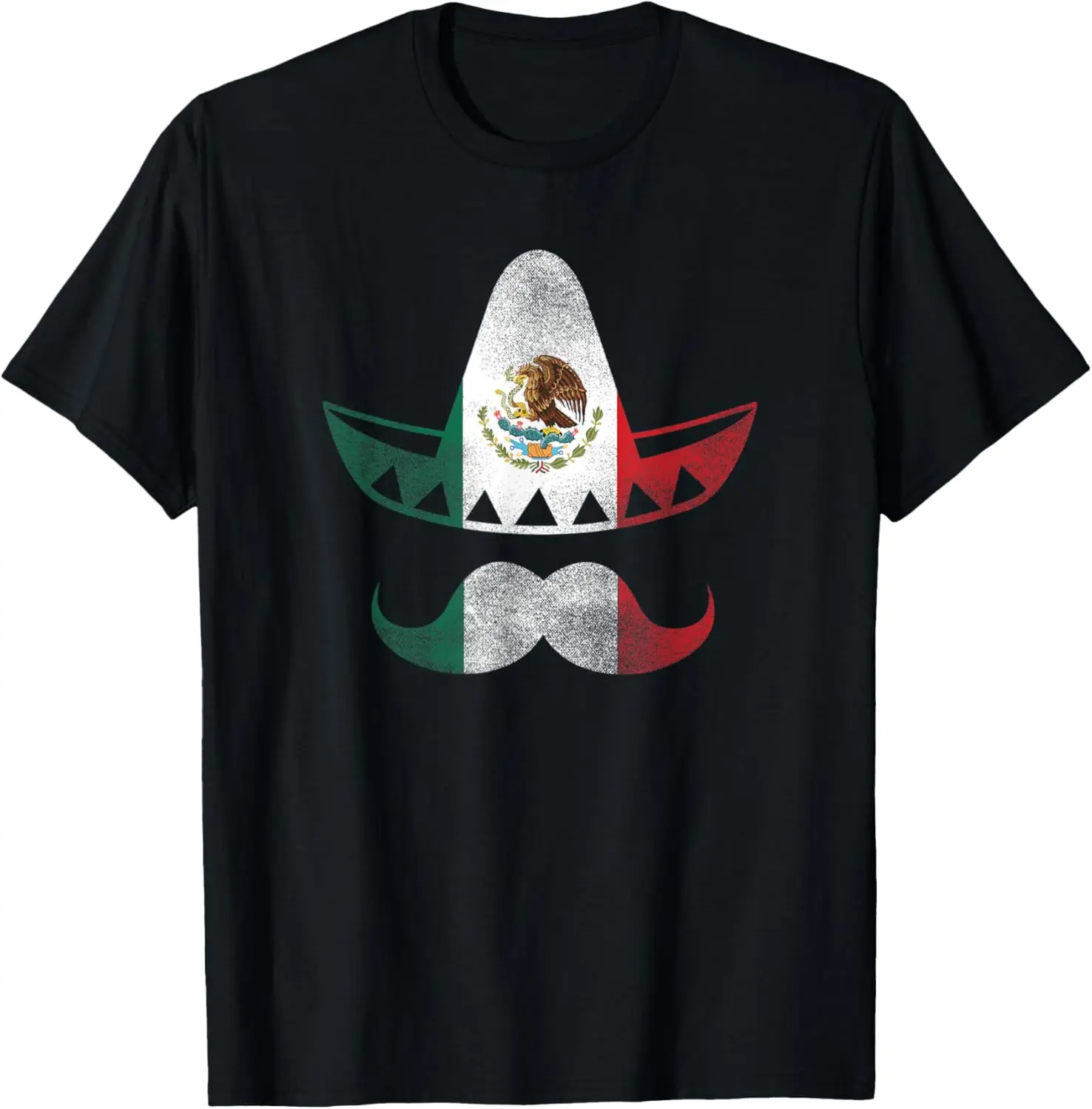 

Mexican Sombrero Mustache - Mexico Pride T-Shirt