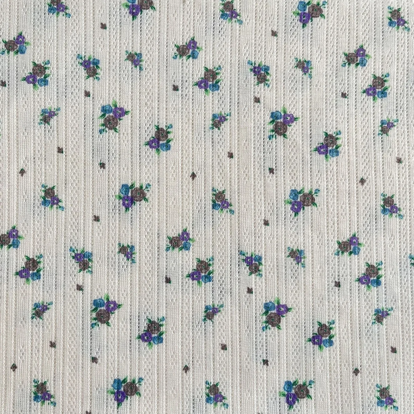 花柄ストレッチニット生地小さなデイジーパターンジャージテキスタイルドレスとスカート DIY 作成