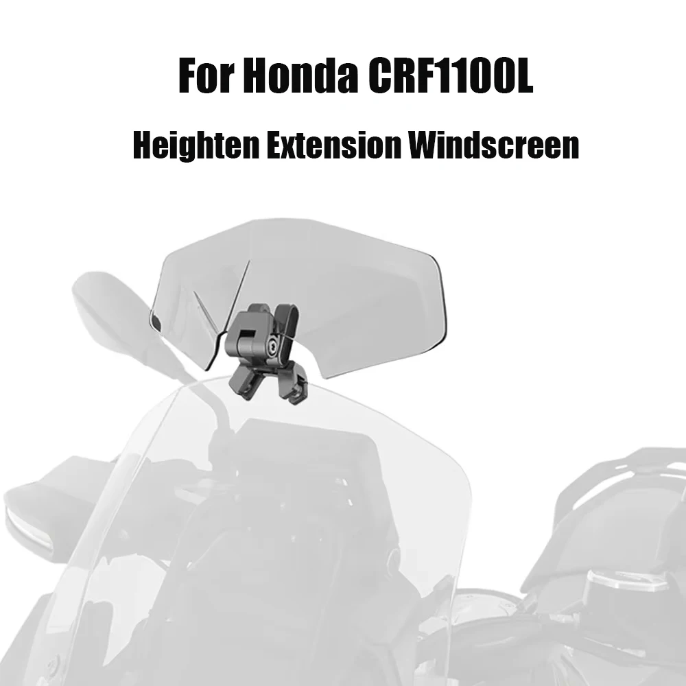 

For Honda CRF1100L Motorcycle Windshield Deflector Adjustable Heighten Extension Windscreen CRF 1100L CRF1100 L Africa Twin