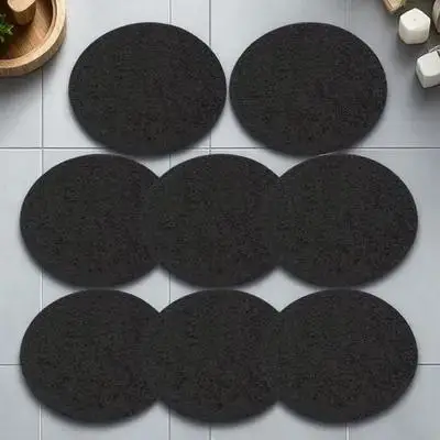 8 قطعة وسادة قطن مقاومة للحريق الألومنيوم عزل الحرارة الخلفي حماية مبخرة الطاولة قابلة لإعادة الاستخدام عالية درجة الحرارة مقاومة مبخرة الحصير