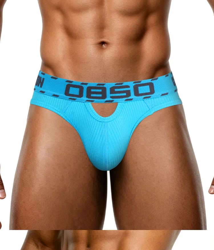 Calzoncillos de algodón para hombre, sexy, con diseño hueco, cintura baja, cinturilla con estampado de advertencia, transpirables, con bolsa 3D acanalada, bragas de verano