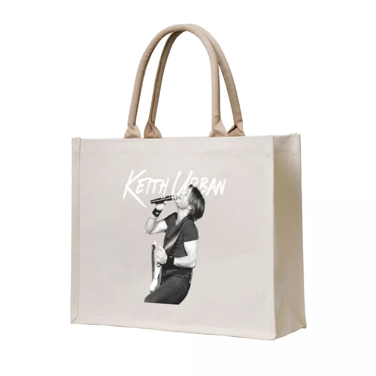 

Country Rock Keith Art Urbans Tote Bag woman shopping bag Women's handbag tote bags aesthetic
