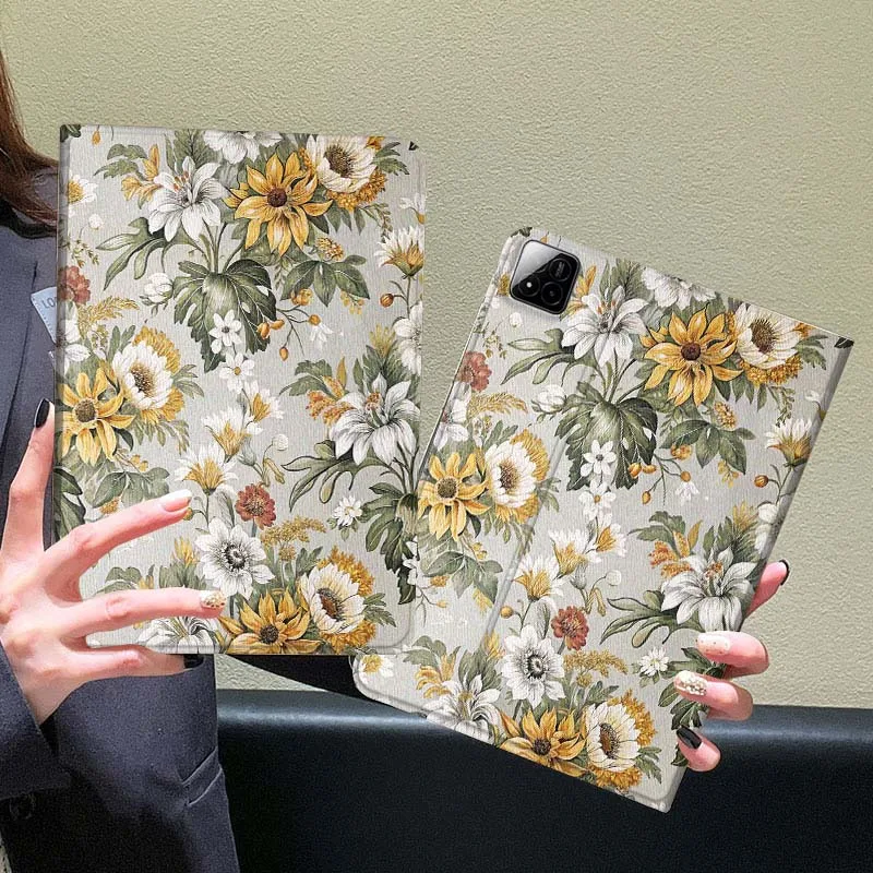 

Beautiful floral fragments Tablet Case For Xiaomi Redmi Mi Pad 5 6 6s 7 SE Pro Max Ultra 12.4 12.5 14 inch