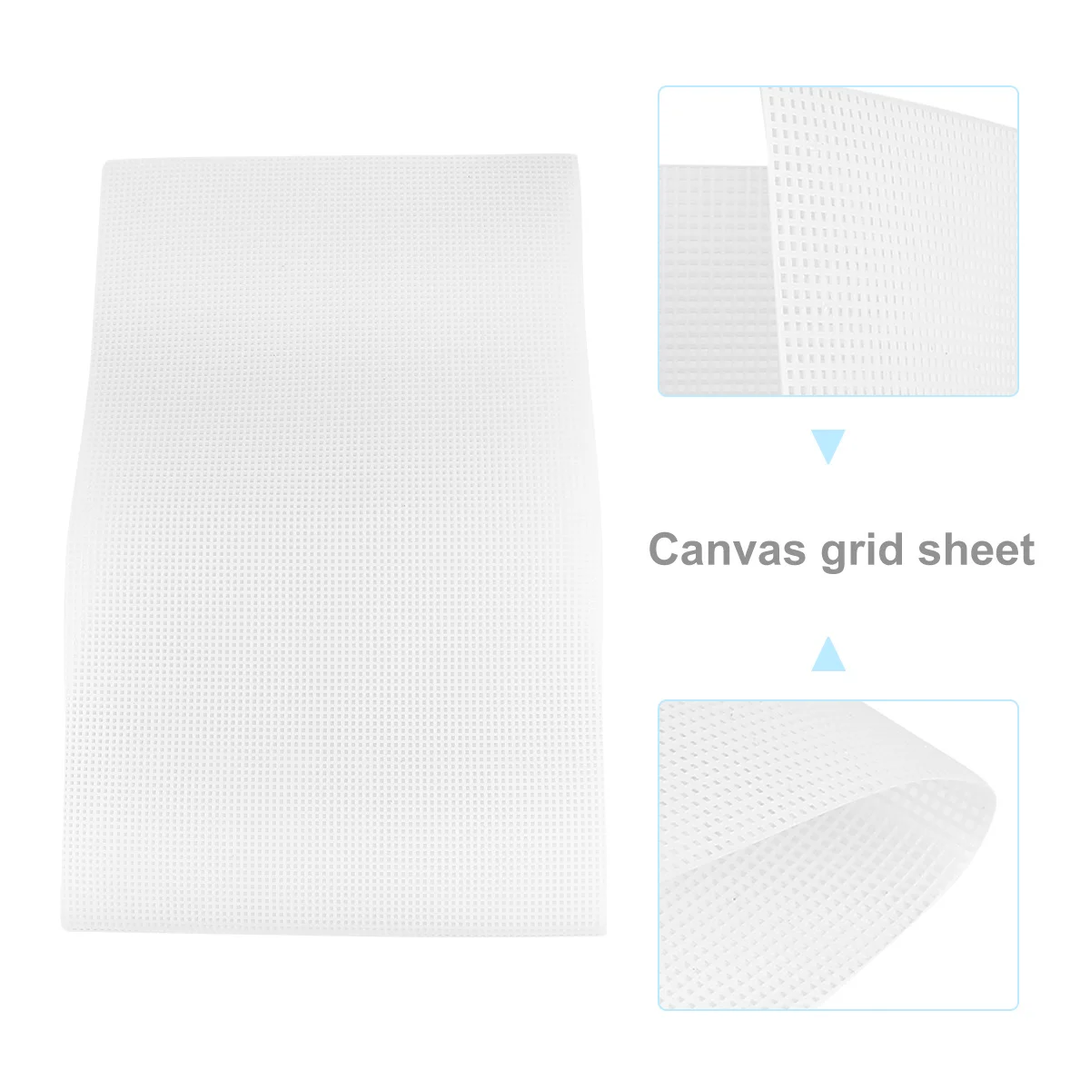 3 قطع من أوراق القماش البلاستيكية الشبكية سهلة القطع من البلاستيك المتين DIY ملحقات التطريز لمشاريع كوستر ذات الغرز المتقاطعة #1