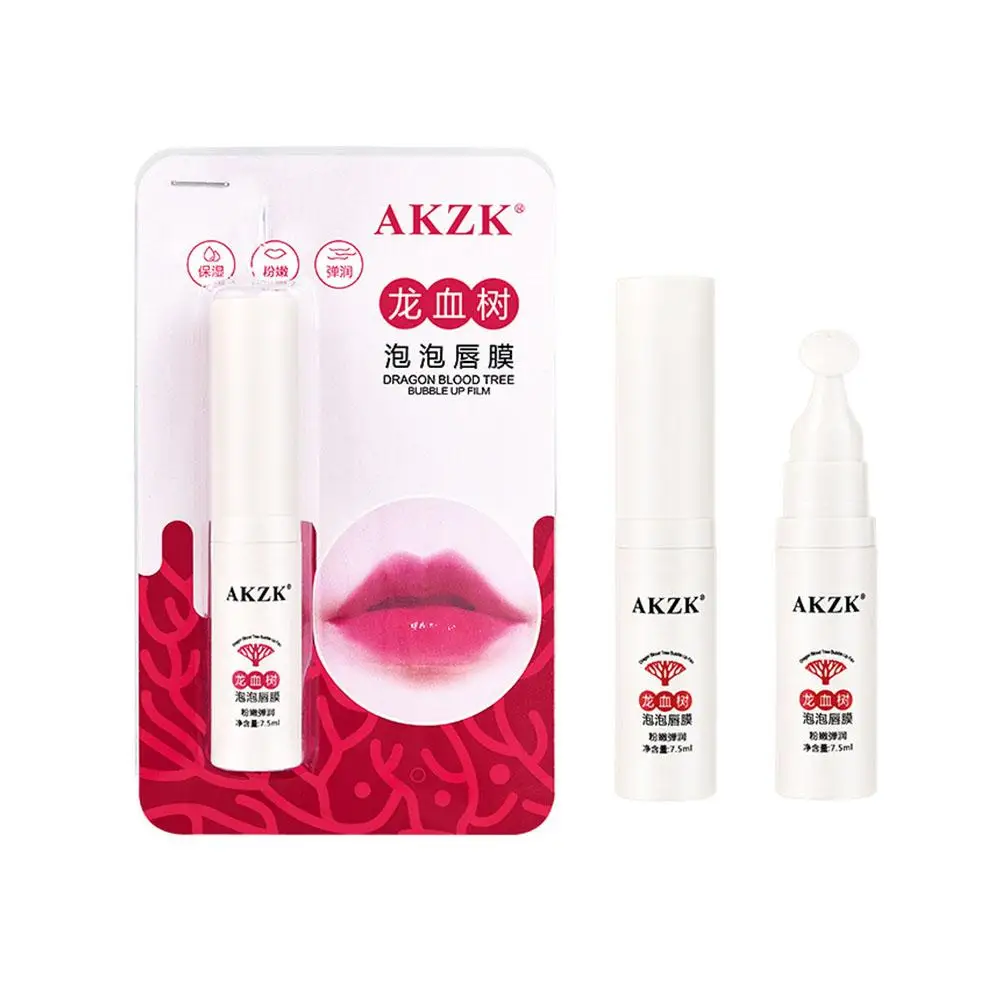 7.5ml Bubble Lip Mask Moisturizing Winter Anti Dry Repair Dead Remove Lip Skin Lips Cracking Care Lines Reduce Exfoliante L2B8