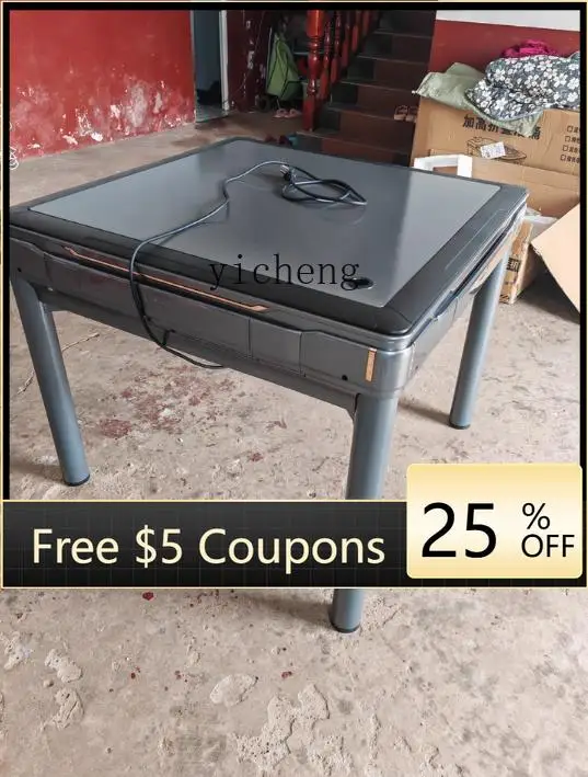 

AA Dual Purpose Household Mahjong Table Mahjong Machine Automatic Four Legs Modern Dining Table