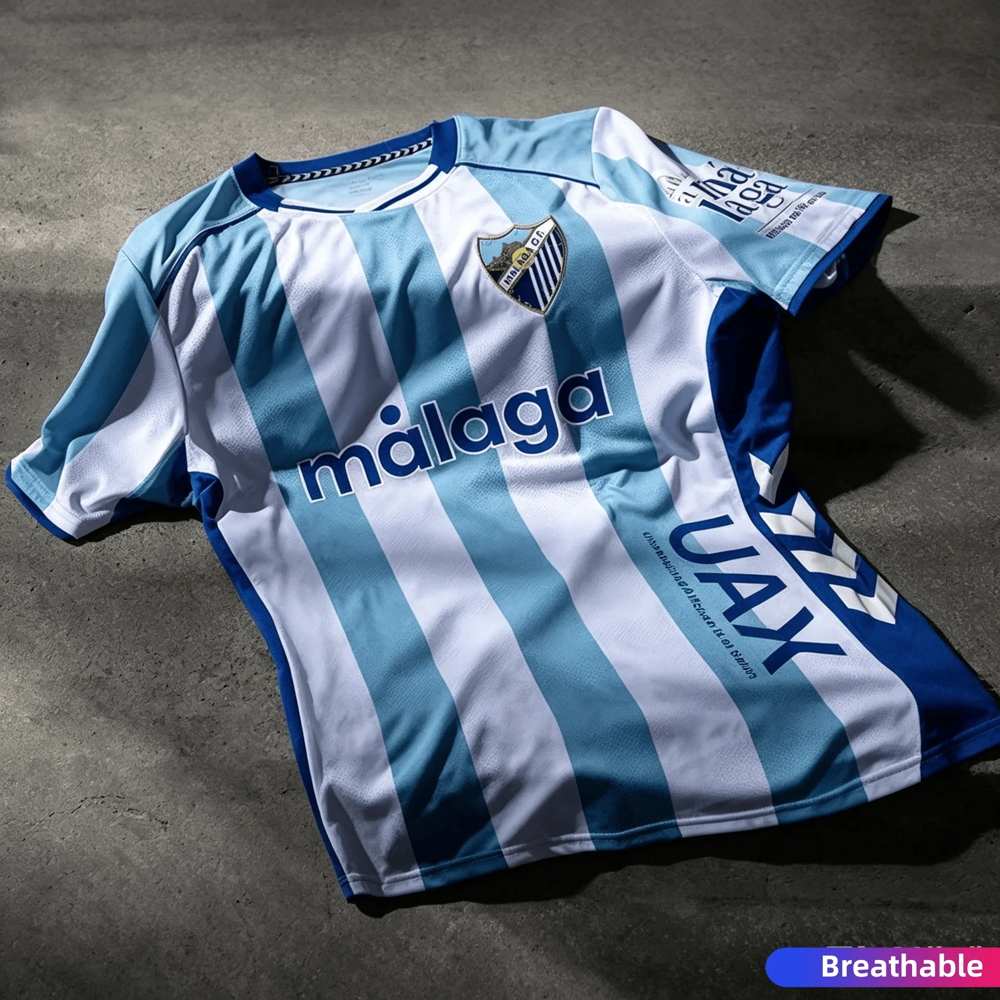 2026-27 Neues Herren Spanien Top Erwachsenen Heimtrikot Fußballspiel Sport M-Málaga Heim Herren Trainings-Atmungsaktives Fußball-Eltern-Kind-Set – Detail 1