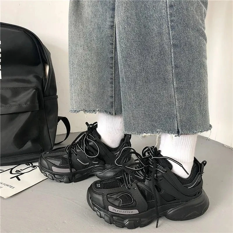 Zapatillas de Moda para Mujer, Nuevas y Elegantes, con Plataforma, Casuales, de Malla Transpirable, para Correr, de Diseñador
