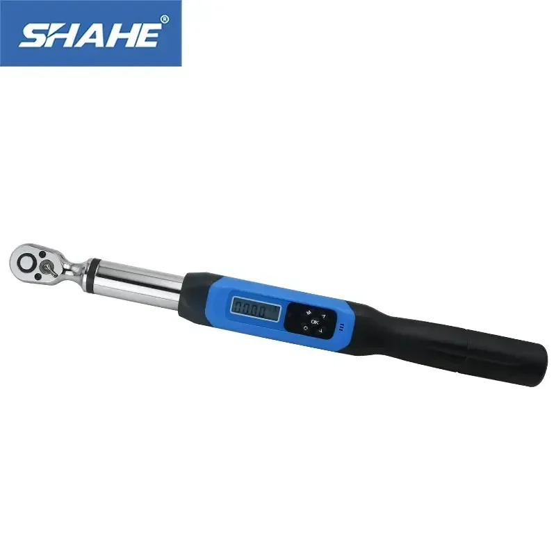 Shahe 3/4 "مفتاح العزم الرقمي مفتاح العزم الإلكتروني أداة إصلاح السيارات مع الجرس وإنذار LCD