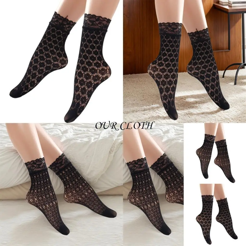 

Дышащие носки для лодыжки для рыбки для женщин Стильные сетки