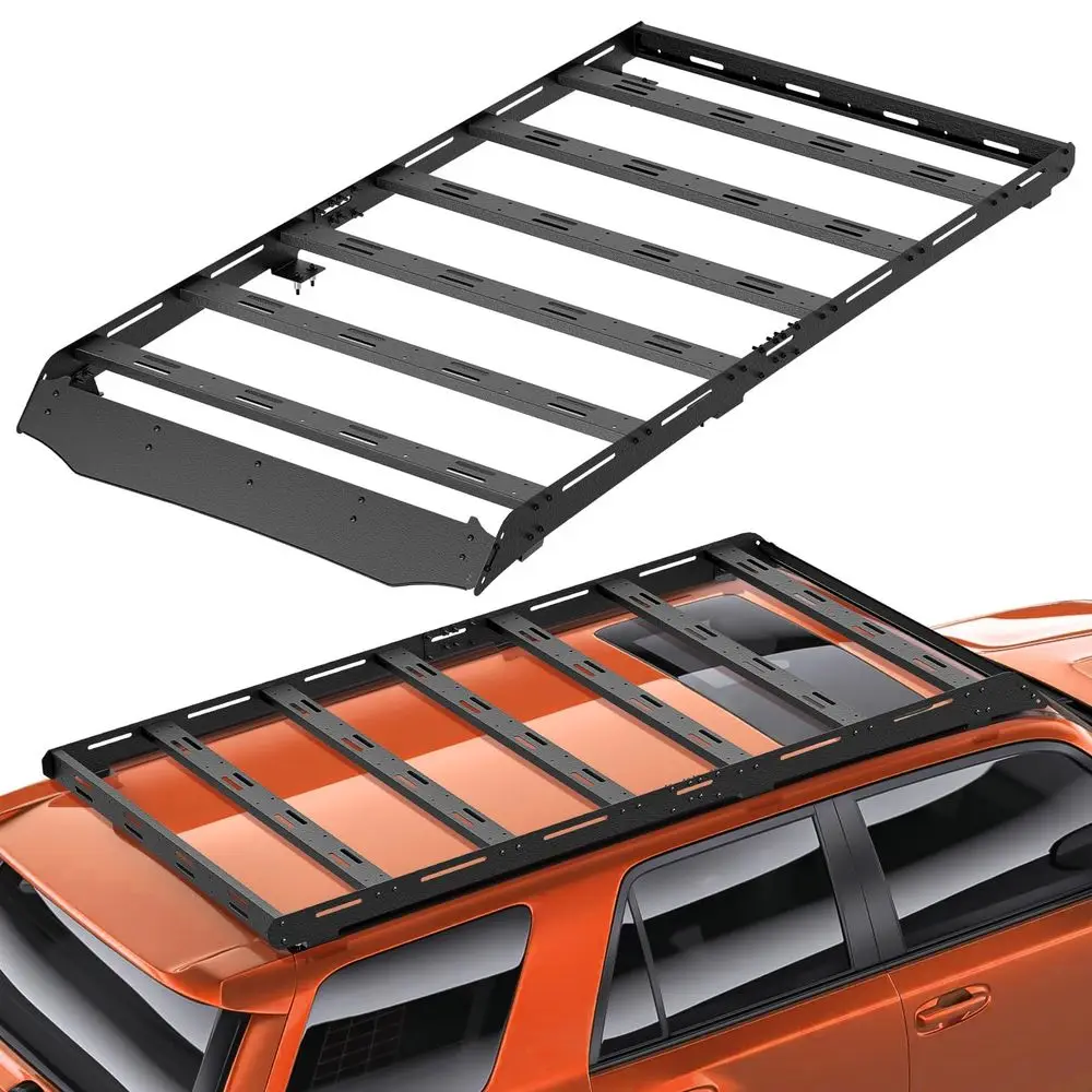 

Rack Cargo Basket Compatible with 20102024 Toyota 4Runner 5th Gen Cargo Carrier, FullLength Streamlined HeavyDuty Overland Roof