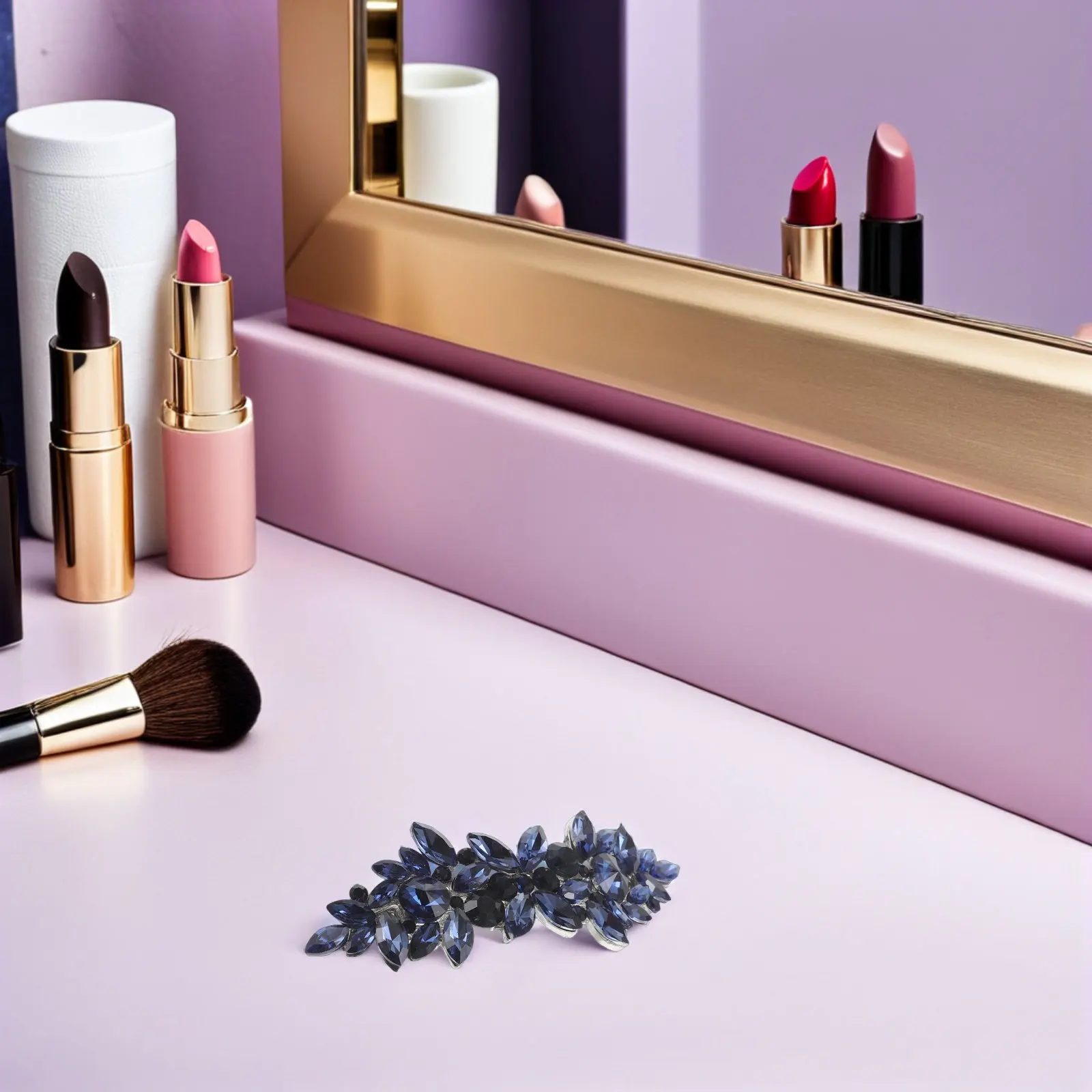 

Свадебная заколка для волос со стразами для невесты и подружек невесты - элегантная блестящая заколка для прически-пучка на свадебной вечеринке