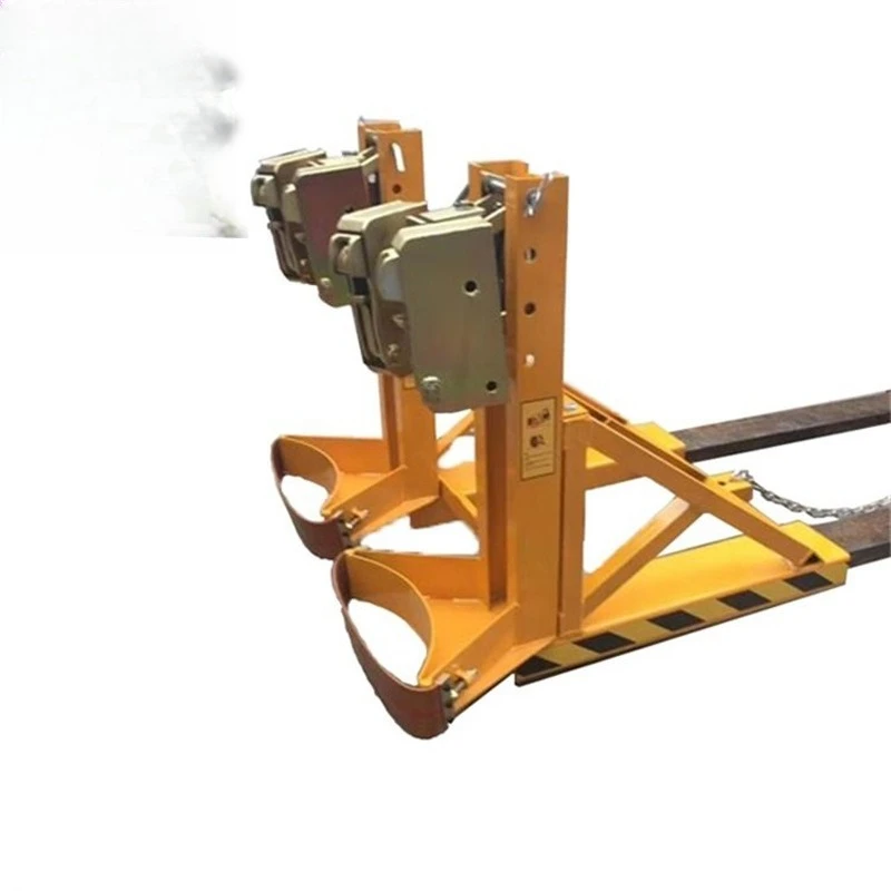 Barrel Clamp Forklift Barrel Clamp Unloader Double Barrel Clamp Heavy Duty Eagle Beak   Grabber