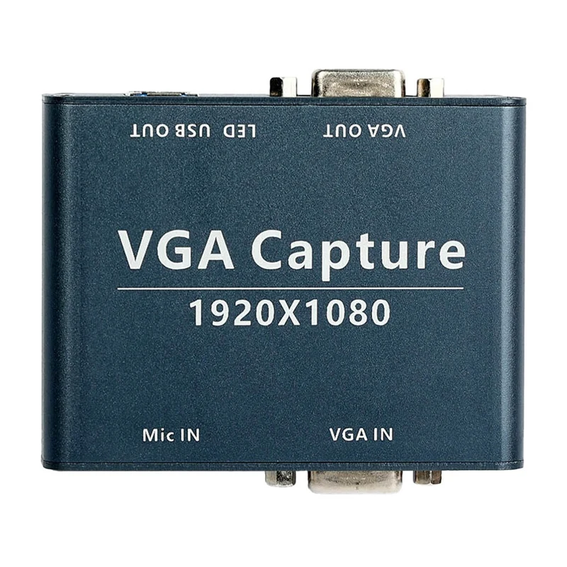 

Совместимость с VGA для Android, Windows и Linux. Система VGA к USB. Захват аудио и видео 1080P. Вход VGA.