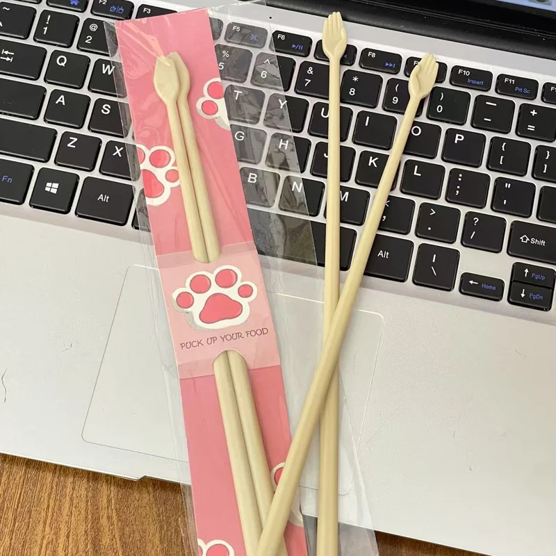 Helping Hands Chopsticks - Reusable Plastic Tiny Hands Chopsticks For Baby Beginner Practical Chopstick Easy Use Dinner Tool