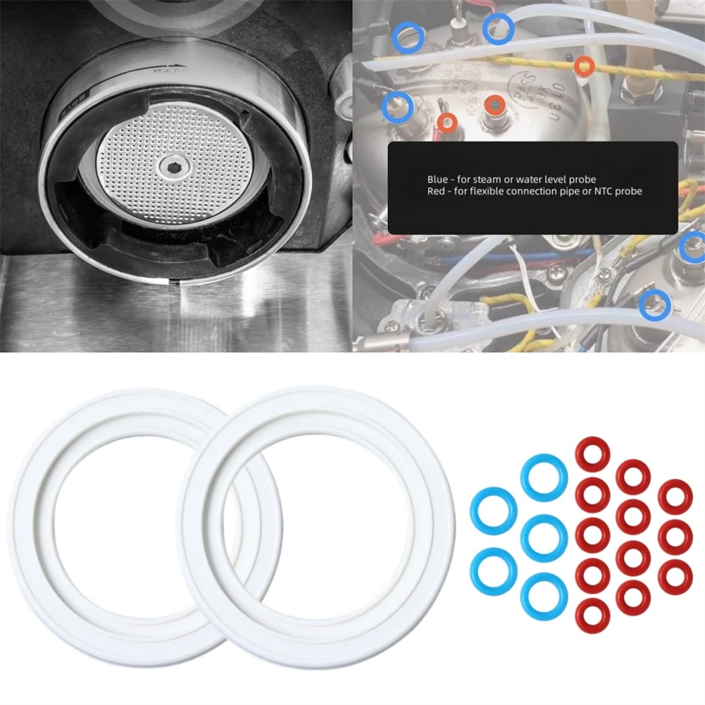 

19Pcs Silicone Steam Ring O-rings Seal For Breville Machines BES900/920/980/990