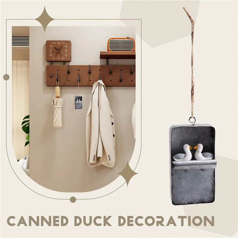 

FAAJ-Animal Themed Duck Ornament Pendant For Hallway Door, Wall Decor In Business Settings