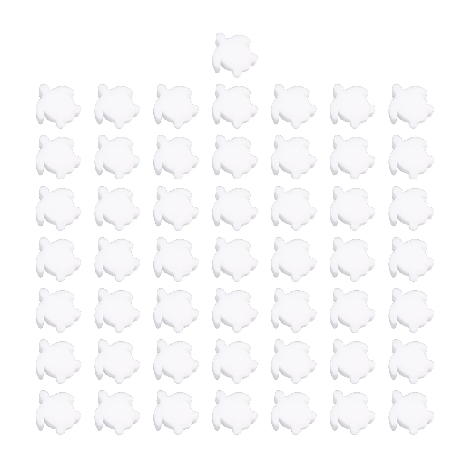 50Pcs Oil Absorbing Skimmer Sponge Turtle Shape  Swimming Pool Foam Filter Sludge Cleaning Tool Pool Spa Pond Tub Accessories