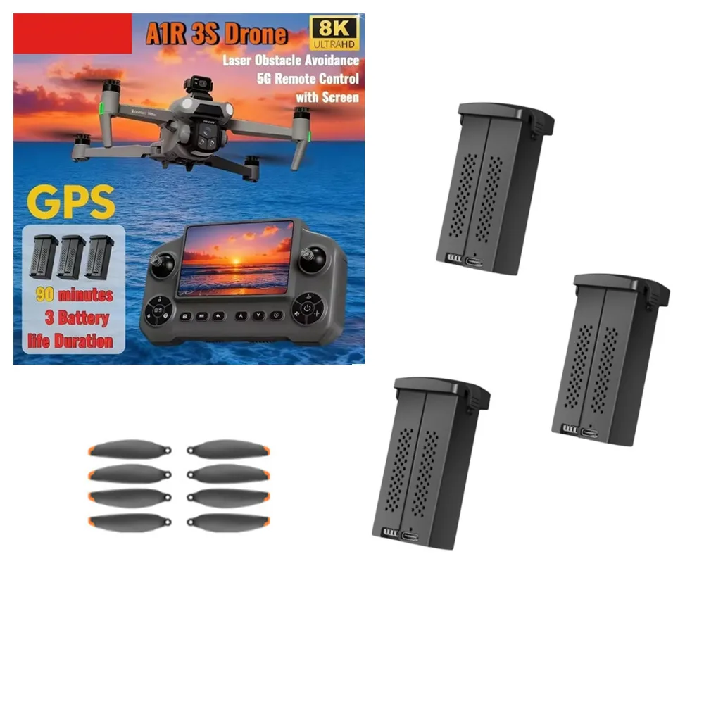

A1R 3S GPS Battery 7.4V 3000mAh Original Accessories / Propeller Maple Leaf / A1R 3S GPS Drone Parts