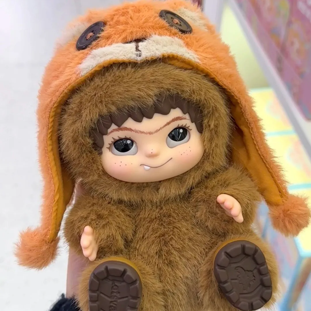 Shigh qualidade wakuku fuzzy moda diversão festa série brinquedo kawaii ação boneca surpresa caixa pingente decoração brinquedo presente