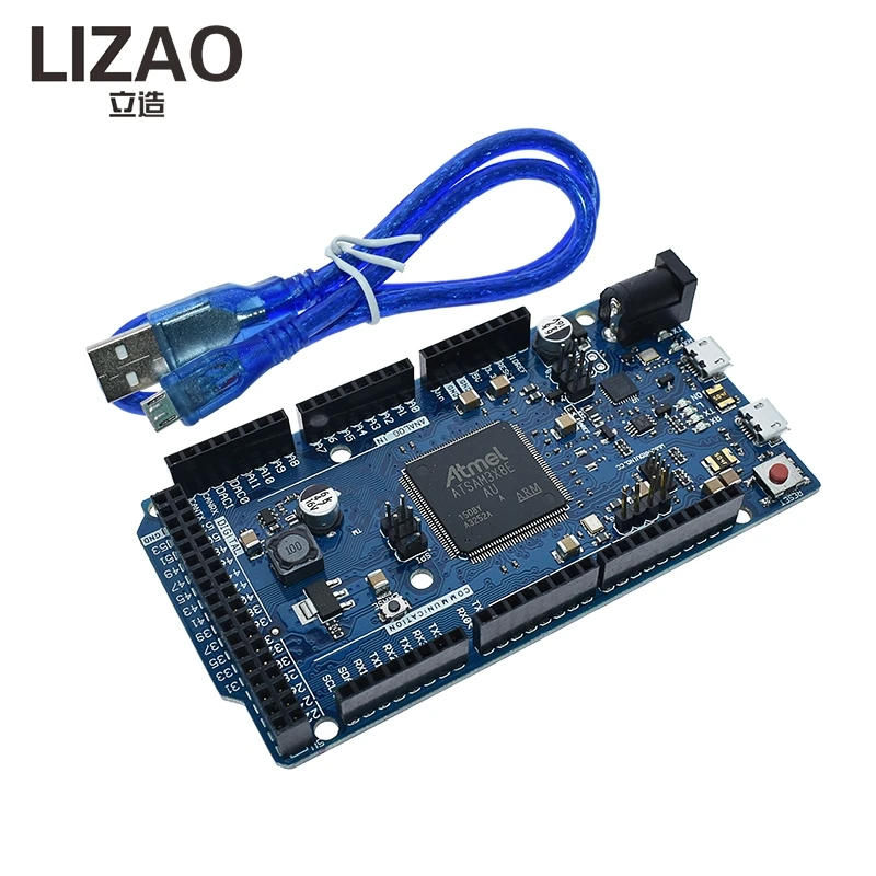 

LIZAO DUE R3 Development Board AT91SAM3X8EA Chip 3.3V Operating Voltage 7-12V Recommended Input