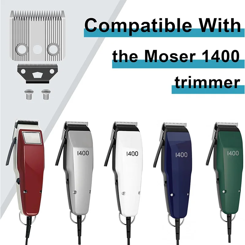Professional Quality Replacement Blade Set for Moser Hair Clipper 1170(C)/ 1400(A-F) / 1420(A-C) / CLIP CUT /NETWORK