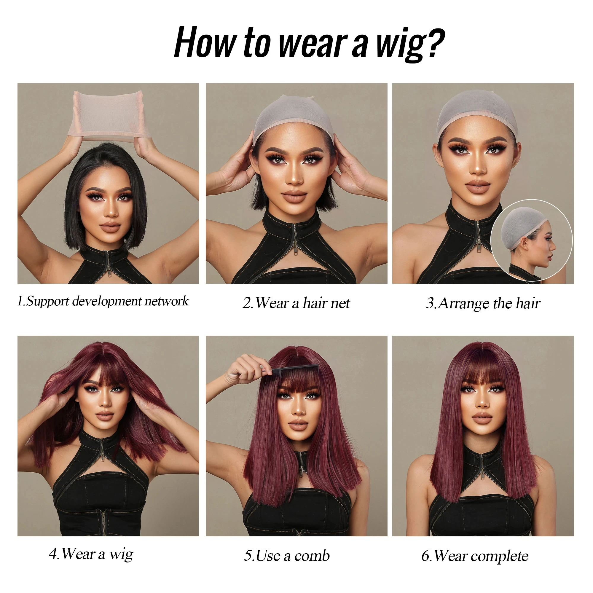 Allbell Magique Blaue Haarperücke mit Pony, lange gewellte synthetische Perücke, babyblaue lockige Perücke für Frauen, täglicher Partygebrauch, hitzebeständig – Detail 30