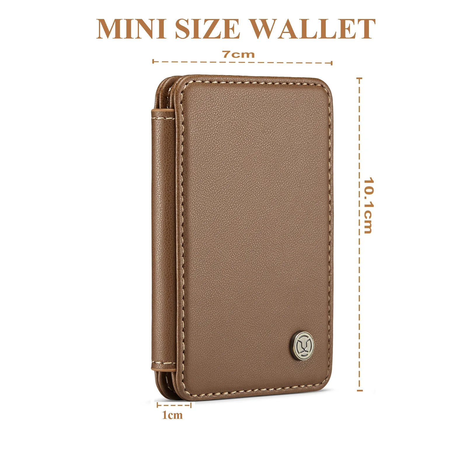 Luxury Slim Handbag Fashion Exquisite Mini Size Leather Wallet for Men's Women's Coins/Cash/Cards Holder Purse Foldable Wallet