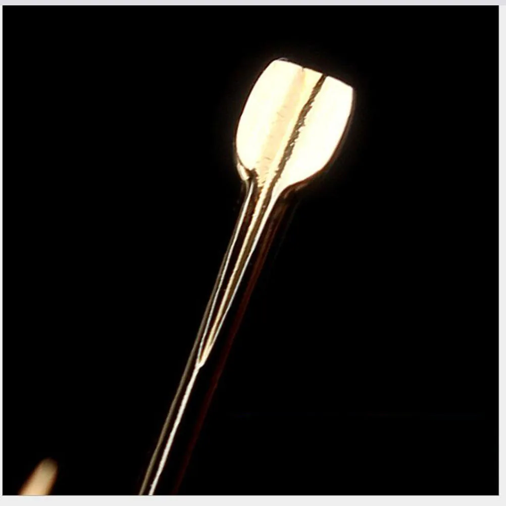 

100pcs Gold Fishing Hook Offset Corrosion Resistant Strong Durable For Freshwater Saltwater Lure Tackle Accessory