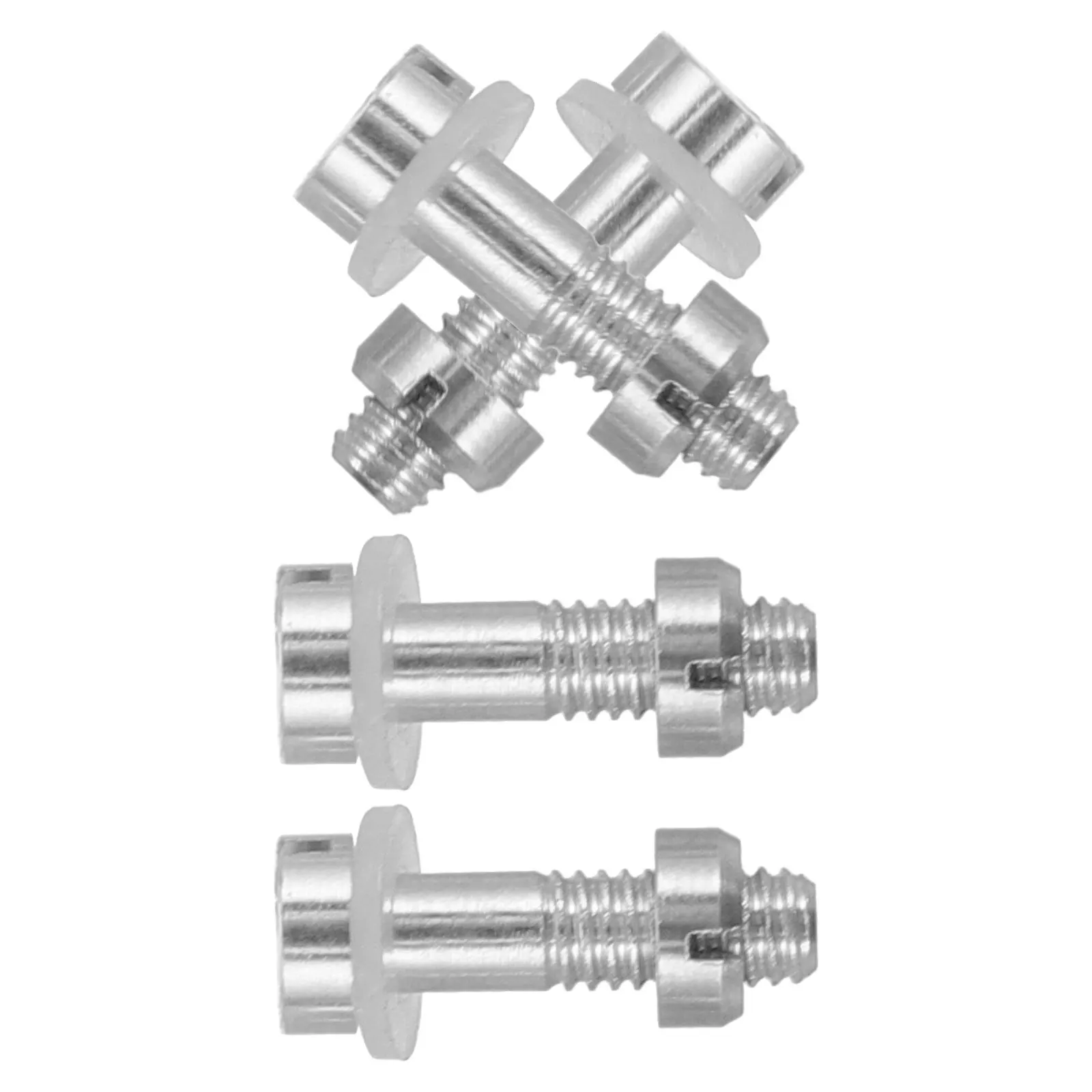 

4Pcs Turntable Mounting Screws M2.5x10.5 Metal Alloy Headshell Fixing Screws Precision Threading Phono Cartridge Mounting