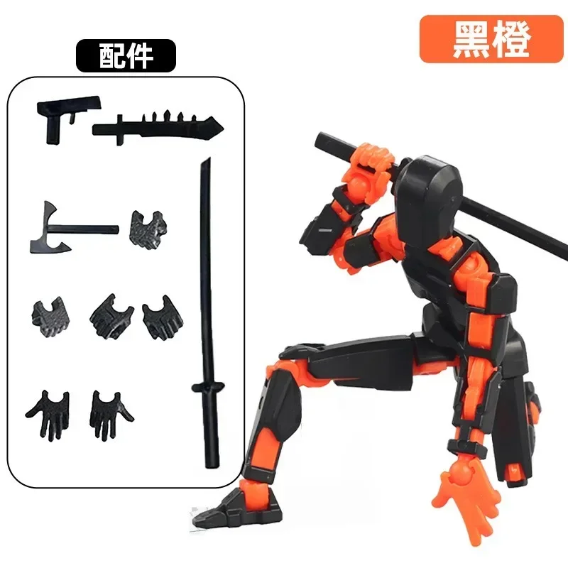 13 Actionfiguren Titan Multi-Jointed Movable Shapeshift Robot T13 Action Mannequin Charakter und Hund Figur Spielzeug Geschenke für Kinder