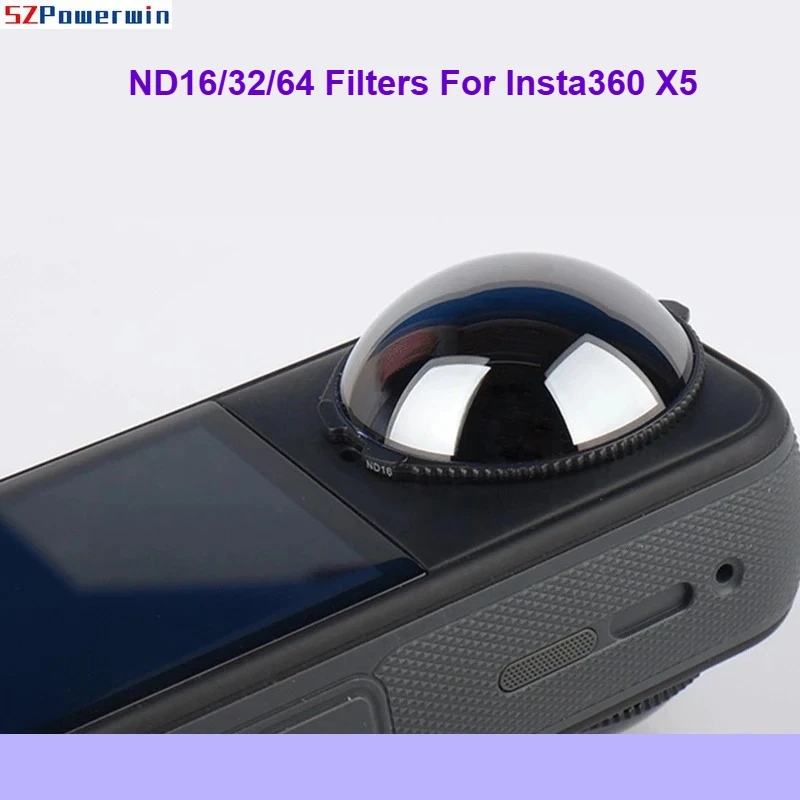

Защитные ND-фильтры для объектива Insta360 X5: ND16/32/64, антицарапийное закаленное стекло, аксессуар для камеры