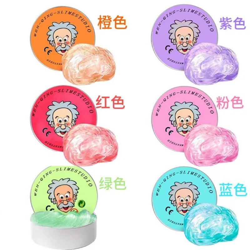 New Reusable Putty Liquid Crystal Bouncy Slime Toy Set Kid Safe Mud Stress Relief Toys Color Clay Handmade DIY Handgum Playdough