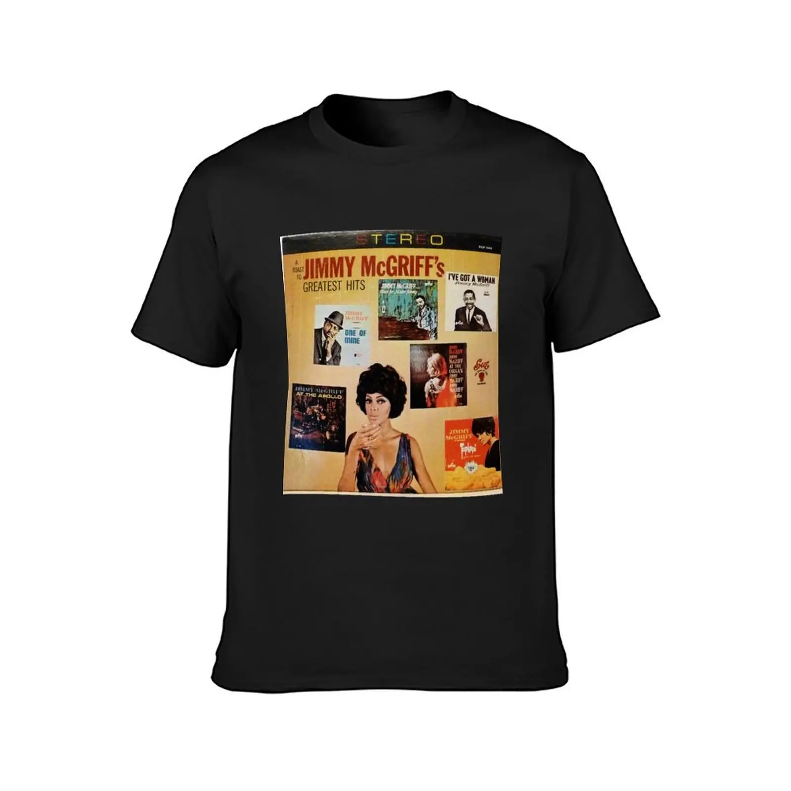 Jimmy McGriff, A Toast To Jimmy McGriff's Greatest Hits, Jazz, organ, soul, funk, blues T-Shirt blanks Men's t-shirts