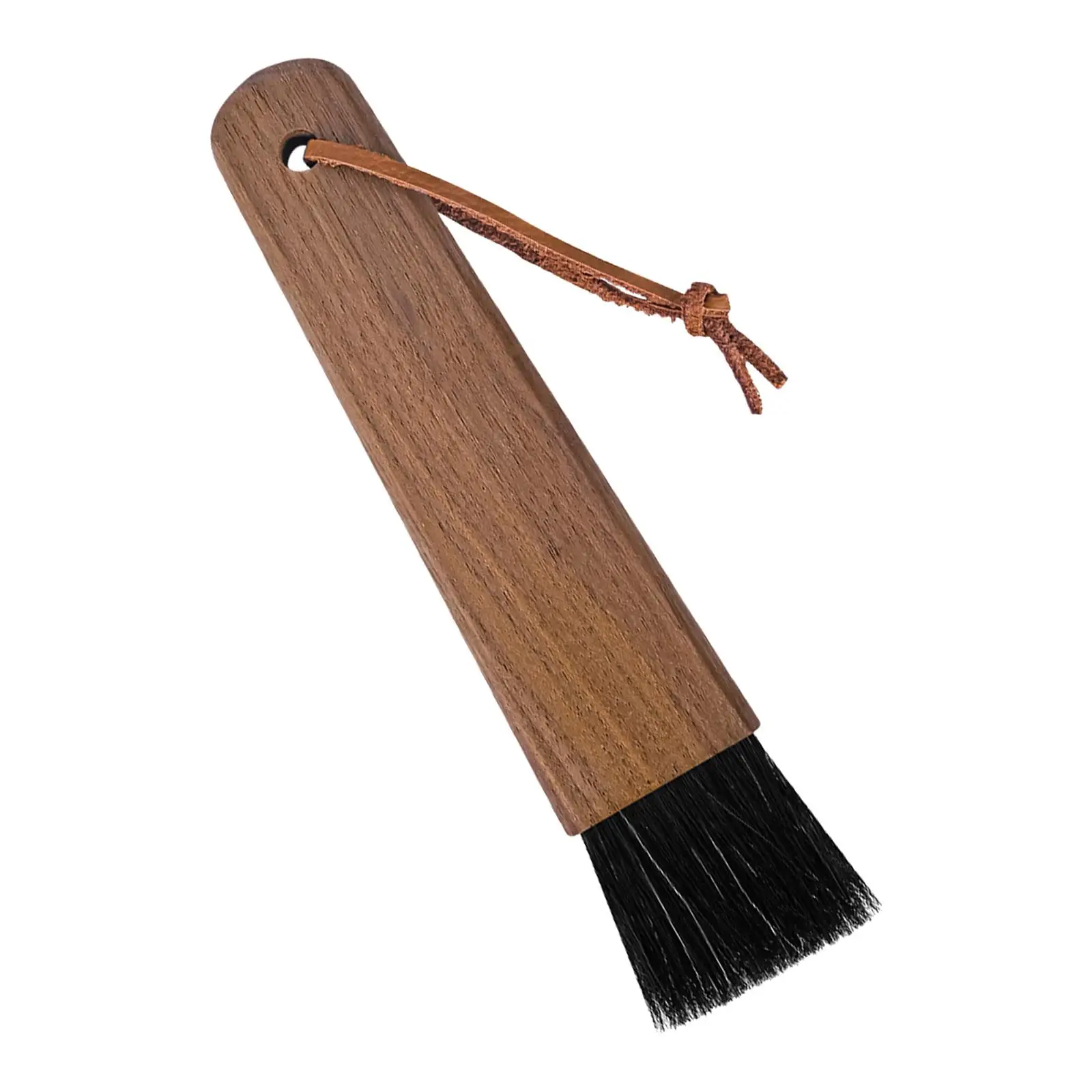 Dusting Brush Tool Espresso Household Supplies Natural Bristles Coffee Cleaning Brush for Dining room and home Washing