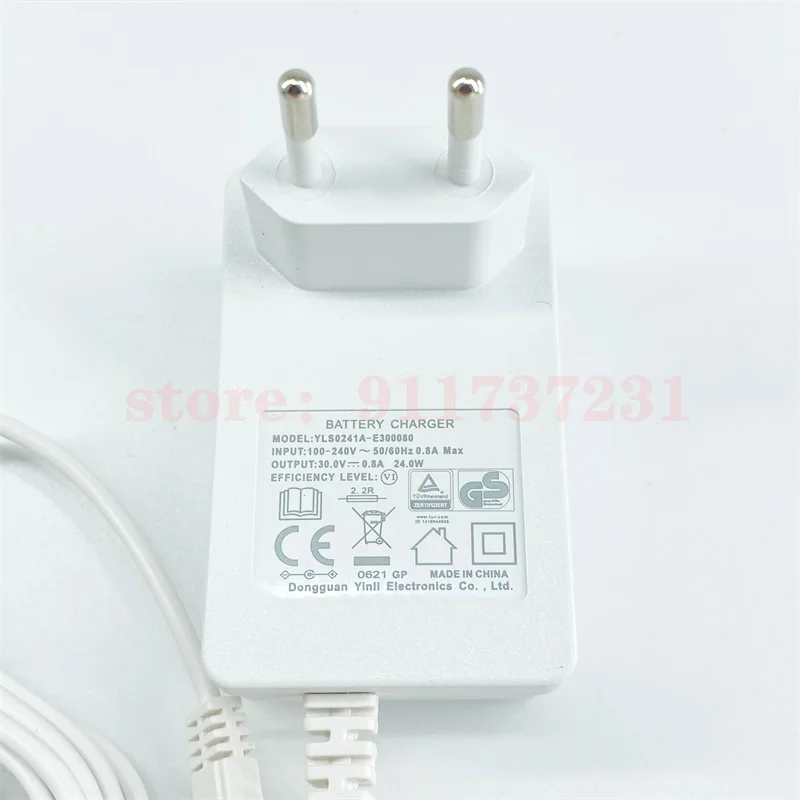 Power Adapter Met Eu Stekker Voor Dreame V9 Draadloze Handstofzuiger Dreame V9 V 9P Xr V10 Oplader Vervangende Reserveonderdelen