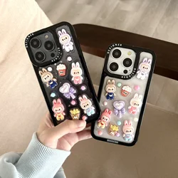 New Trendy  Resin drip glueCartoon Phone Case For iPhone 15 14 13 12 11 Pro Max Plus 15plus 14plus Fashion Cartoon  Cover