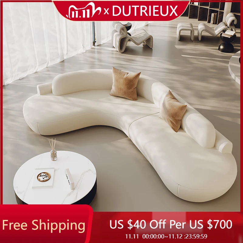 

Modern Luxury Living Room Sofas White Minimalist Comfortable Large Size Living Room Sofas Designer Muebles Terrace Furniture