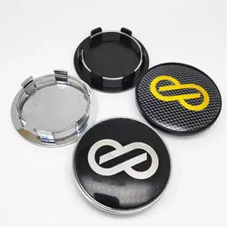 4pcs Enkei 69mm Wheel Center Hub Cap For Audi A3 A4 A5 A6 A7 A8 Q5 R8 S4 S5 S6 TT Car Styling Rims Caps Cover