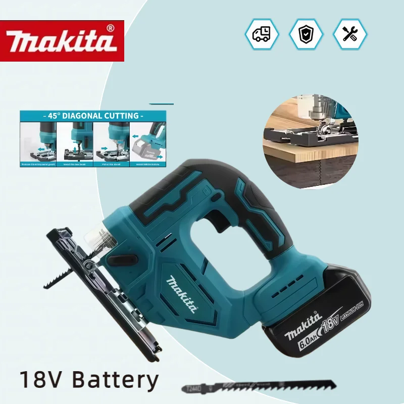 

DJV182 Makita brushless electric reciprocating cutting machine rechargeable multifunctional woodworking wire saw 18V Tool