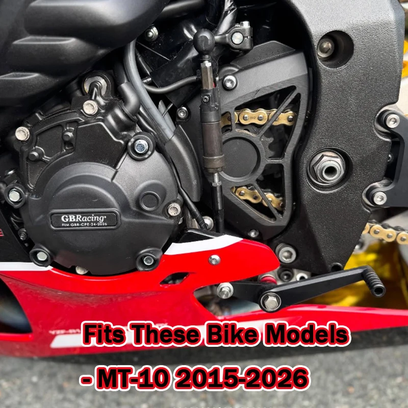 

V2 MT-10 2026 Motorcycles Engine Cover For Yamaha MT10 MT-10 2015-2025 Secondary Engine cover Set Protection