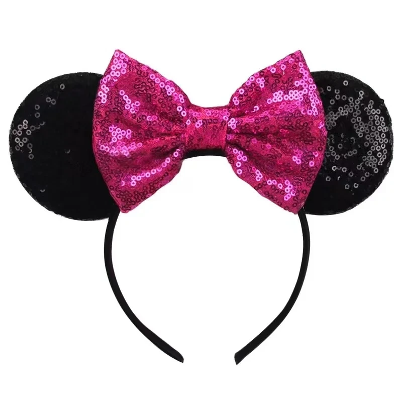 Ziming 9.5 cm Big Size Black Mouse Ears Headband For Girls 5\