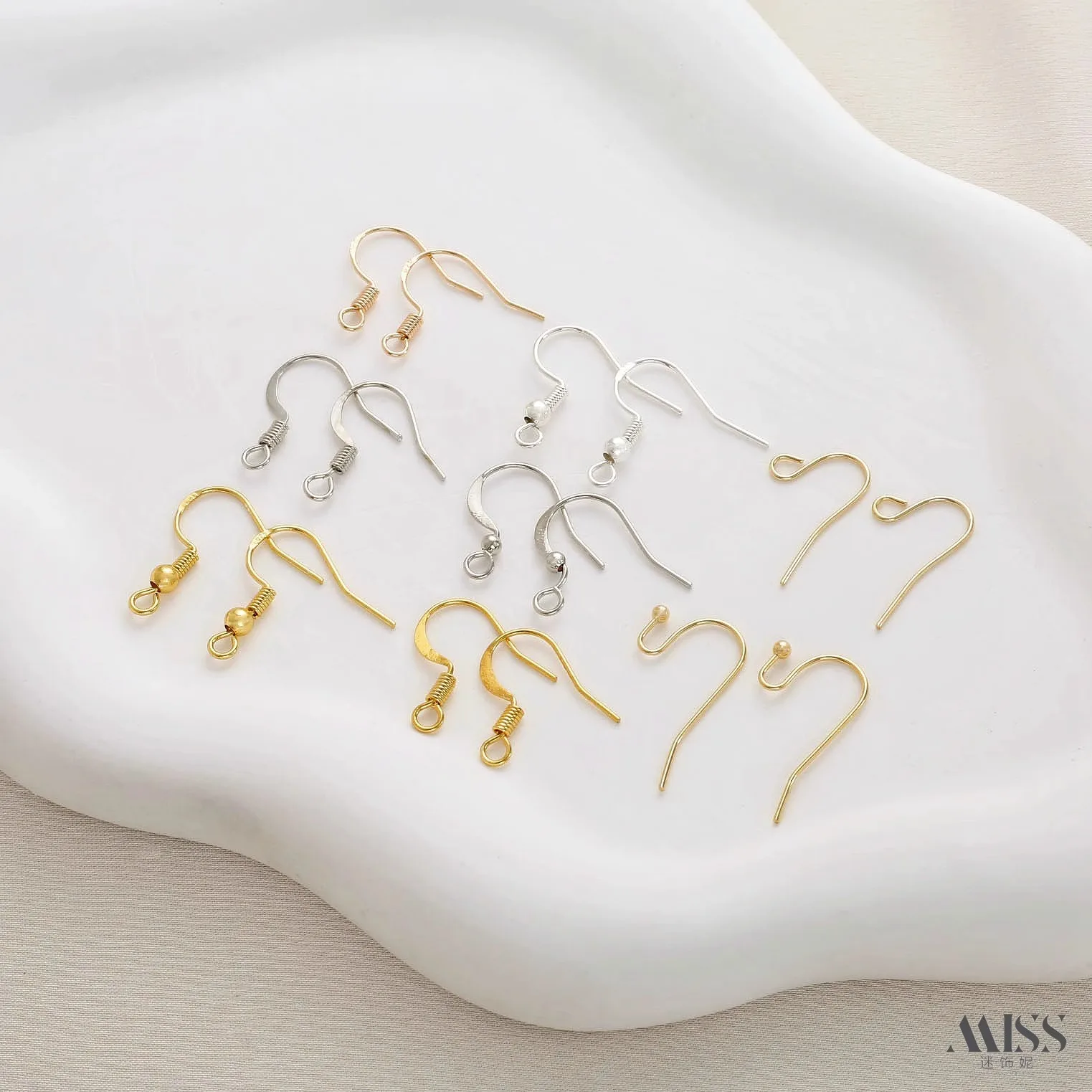 Заготовки-для-сережек-из-серебра-с-позолотой-14k-с-бусинами-и-гофрированным-краем-для-самостоятельного-изготовления-украшений