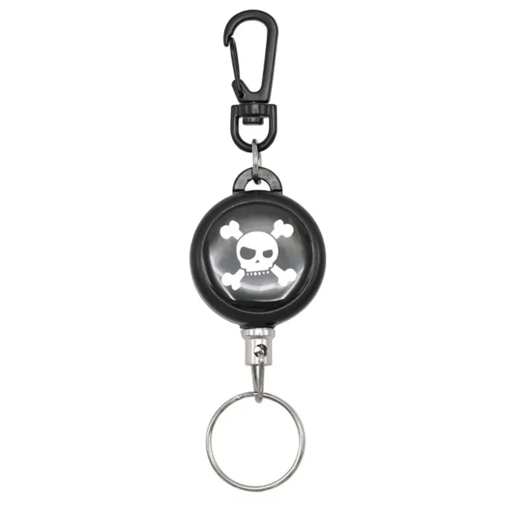 

1pc Retractable Keychain Plastic Pull-tabretractable Keychain Anti-Lost And Anti-Theft High Rebound Keychain Camping Accessories