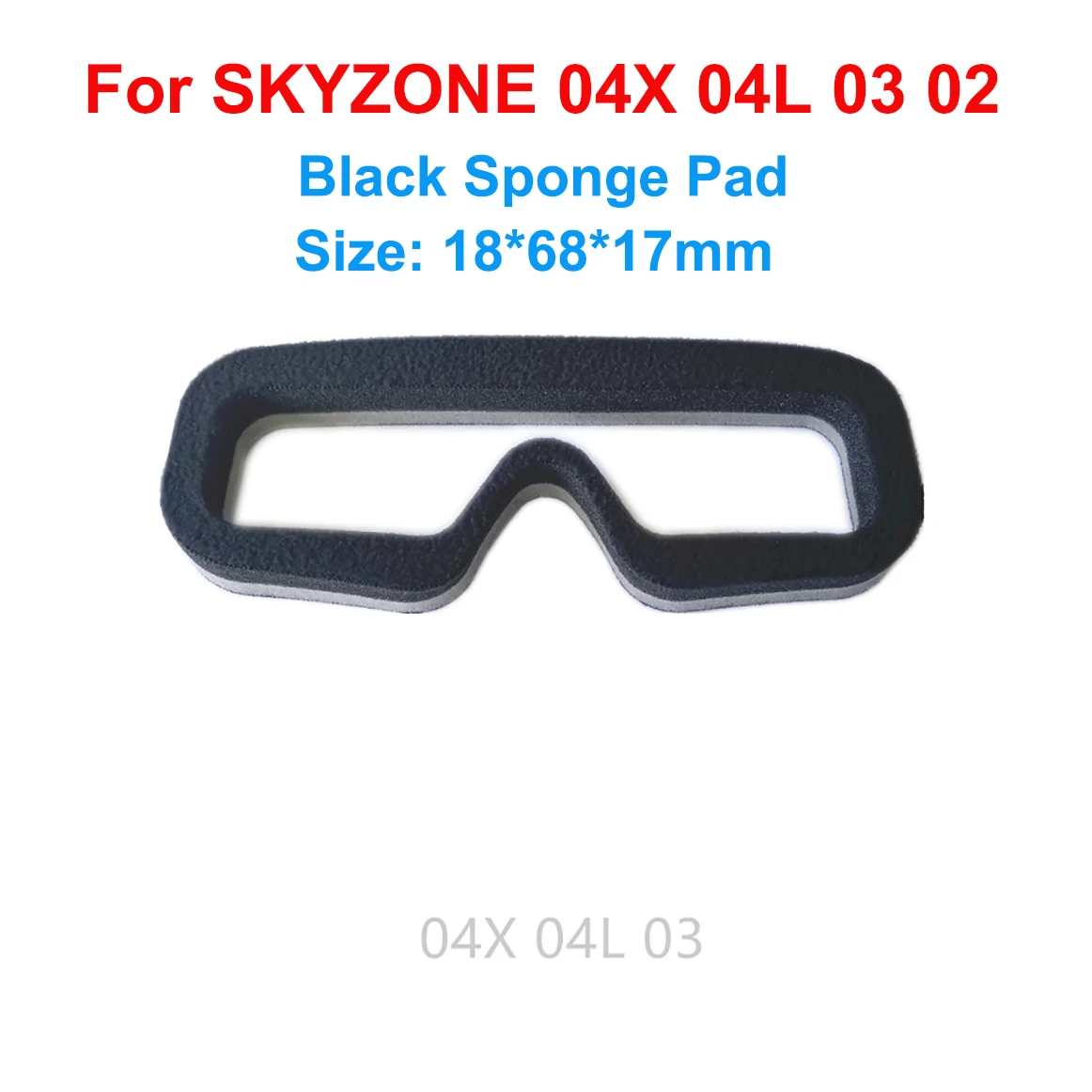 Für DJI V1 V2 FPV Brille Schwamm Schaum Polsterung Augen Maske FPV Brille Strap für SKYZONE 04X 04L SKY03 HDO HDO3 für DJI N3 RC Drone – Detail 24