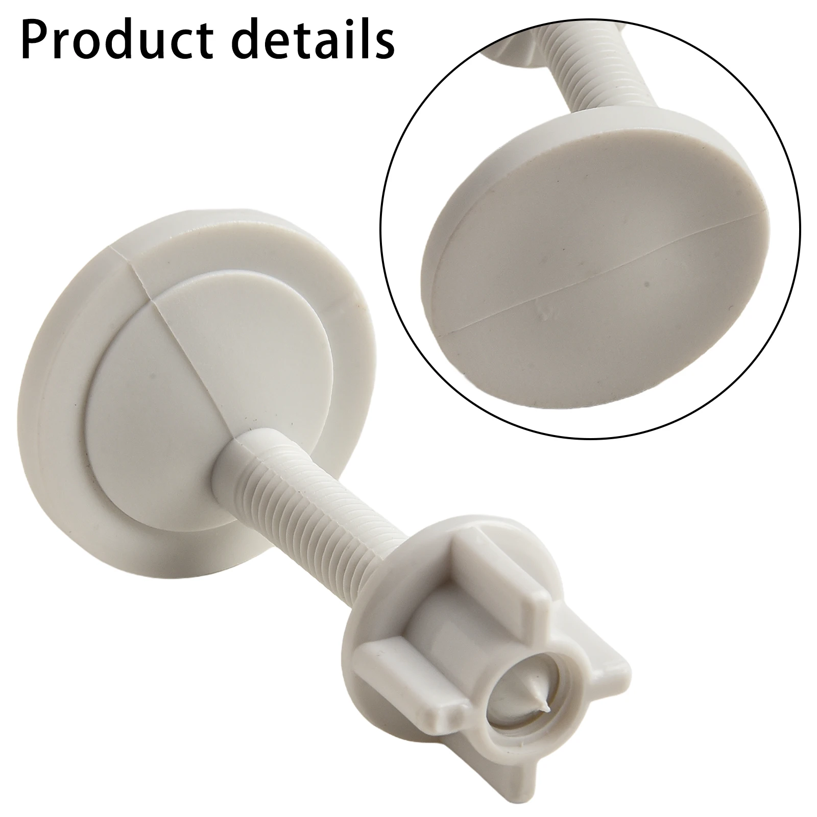 Toilet Hinge Screws High Quality Toilet Lid Hinge Screw Bolt Fixing Accessories Round Screws and Nuts 2PCS Set