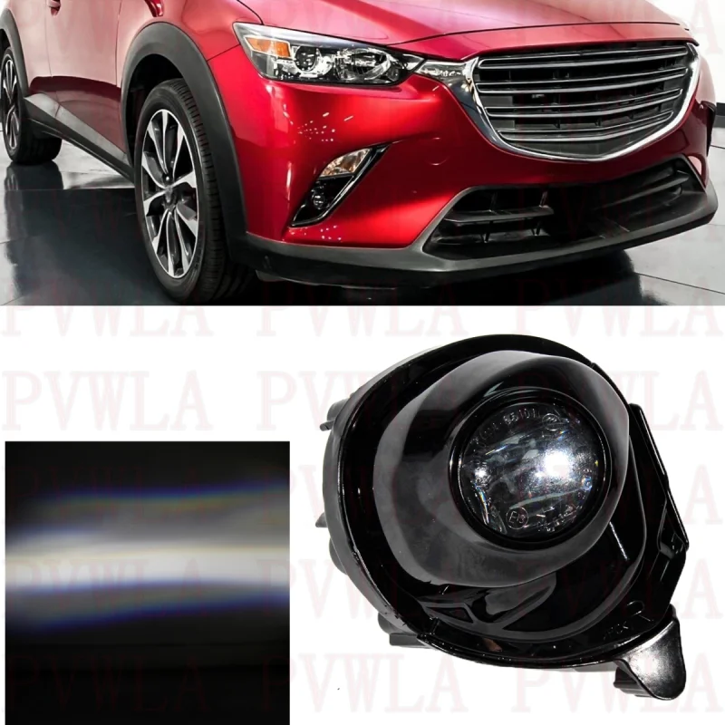 

Right Side Front Bumper Fog Lights Lamp With LED Bulb B63B51680A For Mazda CX-3 2018 2019 2020 2021 2022