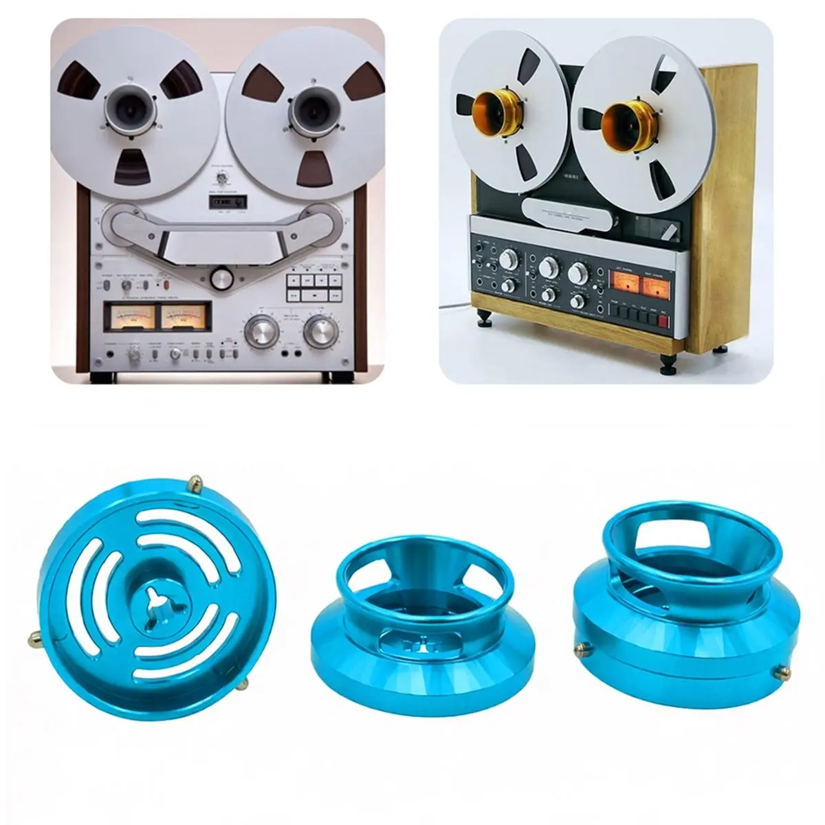 828 Mega Sale 1 Pair Nab Hub Adapters Reel to Reel Tape Nab Hub Adapter 10 Inch Nab Hub Adapter for Studer Akai Teac